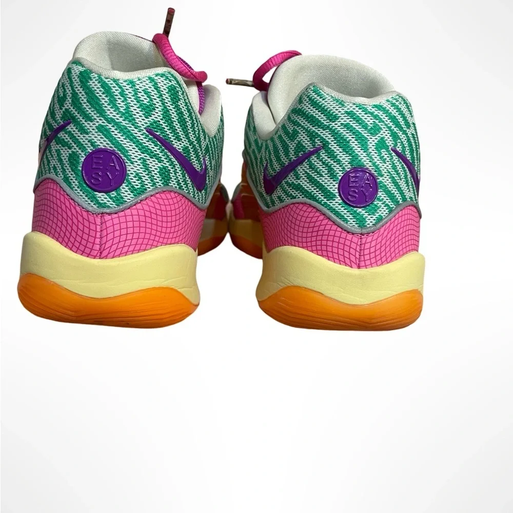 Nike KD‎ 15 Boarder Blue Pink Green Basketball Shoes DC1975-400 Mens 10.5
